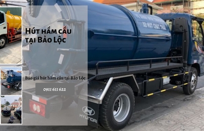 Hút hầm cầu tại Phường Lộc Thanh, Bảo Lộc khi hệ thống thoát nước có mùi
