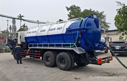 Hút hầm cầu Phường 3 Bảo Lộc chuyên nghiệp, sạch hoàn toàn