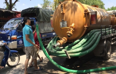 Hút hầm cầu tại Phường 2 Bảo Lộc, Bảo Lâm: hạn chế ảnh hưởng sinh hoạt