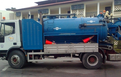 HÚT HẦM CẦU HUYỆN ĐẠ HUOAI